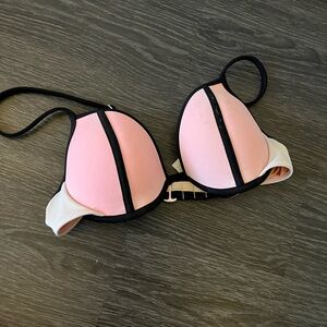 Pink swim top